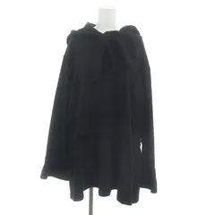 エムエムシックス メゾンマルジェラ MM6 Maison Margiela Flared Effect Oversized Hoodie パーカー スウェット チュニック フード S 黒 ブラック /DO ■OS