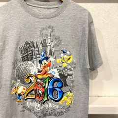 古着　M　Hanes　Ｔシャツ　グレー　霜降り  ディズニー