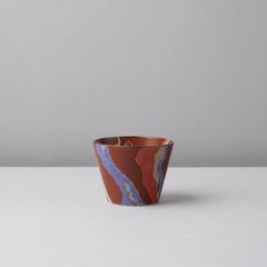 【未使用品】波佐見焼 BARBAR 蕎麦猪口大事典 HEAVEN & EARTH そばちょこ EARTH STRATUM(HAE-05)