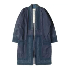 【美品】visvim ビズビム コート サイズ:0 / デニム ルウンペ コート (RUUNPE COAT) / インディゴ / アウター ジャケット 上着 羽織り【メンズ】【中古】のサムネイル