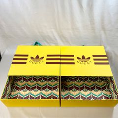 【GUCCI×adidas】 空き箱２個セット　持ち手付き　収納　小物入れ　インテリア　コレクター