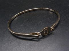 40s スウィートハートジュエリー WW2 シルバーブレスレット 勿忘草