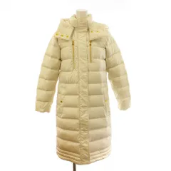 ローレンラルフローレン LAUREN RALPH LAUREN 近年モデル ダウンコート フード ロング ジップアップ ナイロン ベルト付き XXS 白 ホワイト /KUのサムネイル