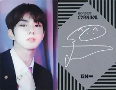 【中古】コレクションカード(男性) ENHYPEN/ジョンウォン(JUNGWON)/裏面印刷サイン入り/CD「BORDER ： CARNIVAL(HYPE ver.)」封入特典レンチキュラーカード