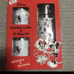ディズニーミッキー＆ミニータンブラーマグセット