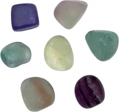 ルナリ フローライトストーン 100g 蛍石 鉱石 カラフル 天然石 さざれ石 浄化 宝石 コレクション パワーストーン( マルチカラー)