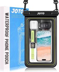 JOTO 防水ケース 水に浮く 大容量ドライバッグ IP68認定 完全防塵と防水 対応機種：iPhone 15 14 13 Mini Pro Max・iPhone 12・11・XS・XR・8・Android - ブラック