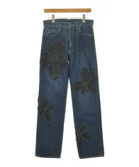 ゆずぽん　2021AW KHOKI パッチワークデニム KHOKI＞ Denim patched swat pants/デニムパッチ スウェットパンツ