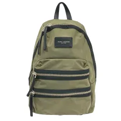 マークジェイコブス MARC JACOBS リュックサック デイパック バックパック ナイロン ワンポイント ロゴ カーキ