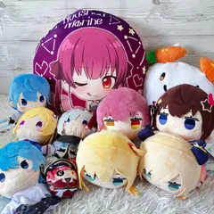 ホロライブ hololive 11点セット ぬいぐるみ 大量まとめ売り 新品 タグあり多数 クッション 寝そべりぬいぐるみ  パペット 11