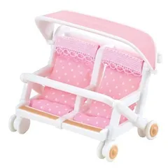 【新品】シルバニアファミリー ふたり乗りベビーカー カ-214【正規品】