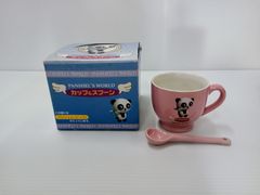 PANSHEL'S WORLD　カップ＆スプーン　ピンク【中古品】