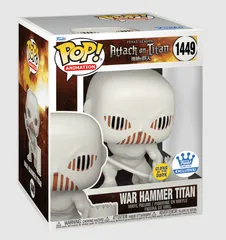 箱訳あり特価【新品未開封・レア】Funko Pop! グロウ＃1449 進撃の巨人 戦鎚の巨人 特別版フィギュア
