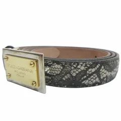 【美品】DOLCE＆GABBANA　ベルト　パイソン　ビジュー　ラインストーン 美品】DOLCE＆GABBANA ベルト パイソン ビジュー ラインストーン