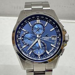 01w-5108 Casio OCEANUS OCW-T2600 Solar-Powered Analog Radio-Controlled Watch with Metal Band. Box and spare links included. Working condition confirmed. [Used]