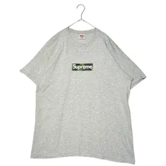 SUPREME(シュプリーム) 23AW CAMO BOX LOGO TEE  カモ ボックス ロゴ Tシャツ L グレー×カーキ