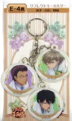 【中古】キーホルダー・マスコット(キャラクター) 木手＆白石＆財前 リフレクトキーホルダー～3個セット～ 「アニくじ 新テニスの王子様」 E-4賞