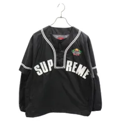 supreme snap-off sleeve L/S baseball top - メルカリ