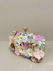 バッグ レディース ドレスバッグ ハンドメイドスパンコールクラッチバッグ、レディース  、ギフトや パーティーに最適