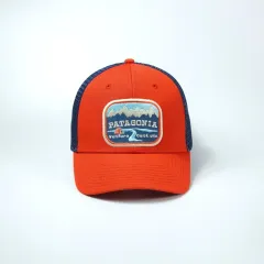 patagonia 古着　レア ベースボールキャップ オレンジ キャップ patagonia 古着 レア ベースボールキャップ オレンジ キャップ