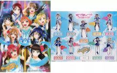 [중고] 상품 세트 Aqours (키 비주얼 ver. & 포즈 일러스트 ver.) A4 3D 포스터 & 아크릴 스탠드 9 체 세트 [러브라이브! 선샤인!! Aqours 3rd LoveLive! Tour~WONDERFUL STORIES~ Bl
