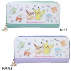 ポケットモンスター レディース長財布 ラウンド束入 ラウンドファスナーロングウォレット Candyシリーズ ポケモン サンアート プレゼント ギフト キャラクター グッズ 