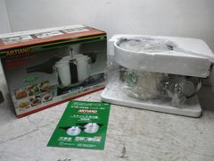 ARTIANO アルティアーノ AT-2 圧力鍋 6L ステンレス ガラス蓋 落としフタ兼用スノコ 時短 調理器具 キッチン 料理 保管品