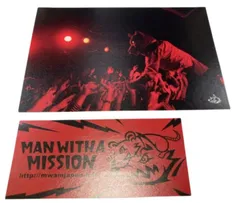 MAN WITH A MISSION メンバーライブ特典ポストカード＆5cm×5cm
