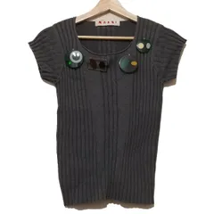 MARNI(マルニ) 半袖セーター サイズ42 M レディース美品  - グレー