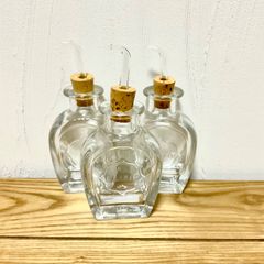 Luigi Bormioli（ルイジボルミオリ／Italy）⭐️ オイルボトル ⭐️100ml⭐️３個セット⭐️お買い得品⭐️