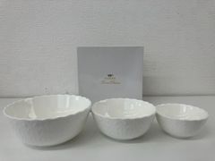【新品未使用】ナルミ　ボーンチャイナ　入れ子　ボウル　3個セット　高級