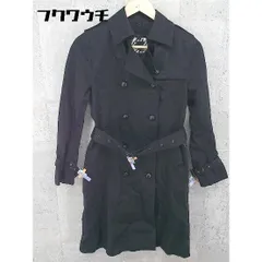 ■ ◎ Adam et Rope’ アダム エ ロペ  長袖 トレンチ コート サイズ36 ブラック レディース  【中古】 【1002801520113】のサムネイル