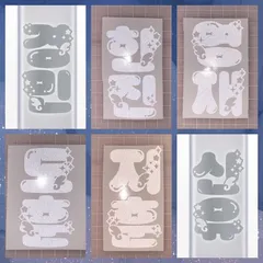 tws ペンライト　ハンジングッズ付 8点セット TWS ハンジン ☆ゴースト ペンライト ステッカー ＋