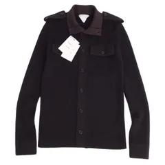未使用 ボッテガヴェネタ BOTTEGA VENETA ニット カーディガン 2021年 ロングスリーブ 長袖 カシミヤ トップス メンズ S ダークブラウンのサムネイル
