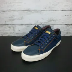 CEDAR CREST BJ×CC SNEAKER セダー クレスト 青 ブルー デニム 26.0～26.5cm CC-9175NV L08638