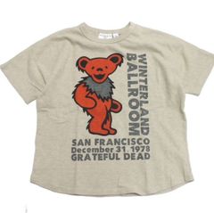 新品　 オフィシャルチーム  グレイトフルデットスラブ天竺ドルマンTシャツ ベージュ　90㎝　Tシャツ　半袖