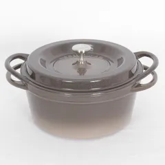 Vermicular　バーミキュラ　パールブラウン　18cm Amazon｜バーミキュラ 鋳物ホーロー鍋 18cm パールブラウン 無水