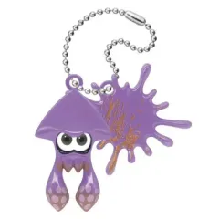【中古】キーホルダー イカ(パープル) 「スプラトゥーン3 イカタコマスコット」
