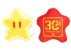 【中古】クッション・抱き枕・本体(キャラクター) スターまくら 「一番くじ スーパーマリオブラザーズ 30th Anniversary コレクション」 A賞