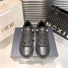 DIOR スニーカー、男女兼用、黒