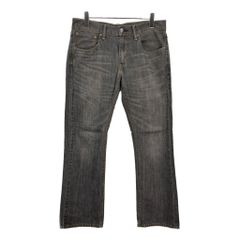 Levi's リーバイス 527 デニムパンツ ブラック(メンズ W32 L30)中古 古着 U8420