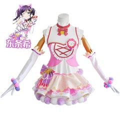 Lovelive 東條希  猫耳ツインテール編 コスプレ 衣装 アーケード音ゲー風