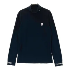 サイズ：0 PEARLY GATES パーリーゲイツ  起毛 ハイネック 長袖Tシャツ  ネイビー系 [240101525080] ゴルフウェア レディース ストスト