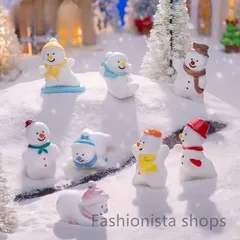 ♡№12 雪 桔梗 ポインセチア クリスマスツリー 雪だるま クラフト