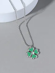 ジュエリー メンズ ネックレス ファッショナブルで人気のあるメンズクローバーチャームネックレス合金ジュエリーギフトやスタイリッシュな外観に