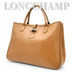 【極美品✨】ロンシャン カード ロゾ ハンドバッグ レザー キャメルブラウン LONGCHAMP ロンシャン ロゾ 本革 トートバッグ キャメル