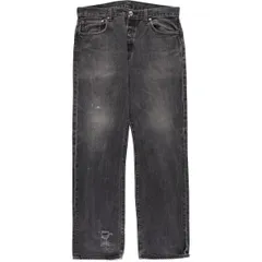 古着 リーバイス Levi's 501 ブラックデニム ストレートデニムパンツ メンズw34相当/eaa562670
