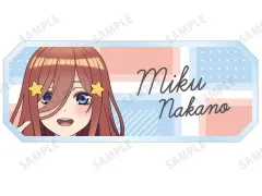 【中古】バッジ・ビンズ 中野三玖(A) 「五等分の花嫁∽ 描き下ろし 衣装交換ver. 第2弾 トレーディングアクリルネームプレート」