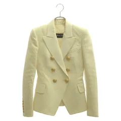 バルマン BALMAIN テーラードジャケット ジャケット ホワイト コットン ジャケット レディース Used Bのサムネイル