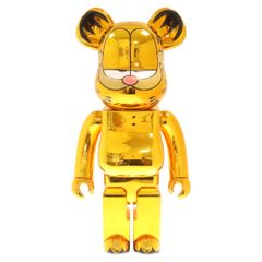 MEDICOM TOY (メディコムトイ) BE@RBRICK GARFIELD GOLD CHROME Ver 1000% ベアブリック ガーフィールド ゴールドメッキバージョン 1000% フィギュア ゴールド